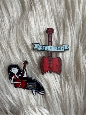 Marceline Adventure Time Red Pin Set - 2 Pieces